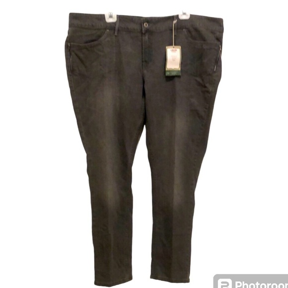 Levis NEW Gray Pencil Jeans 542 Size 24 - Picture 1 of 11